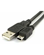 USB 2.0 Cable A to Mini 5 M/M - 6 FT