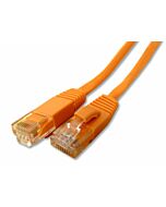 A26 - 1 FT Booted Cat5e Network Patch Cable - Orange