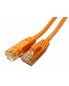 A28 - 5 FT Booted Cat5e Network Patch Cable - Orange