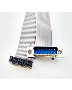 IDC16-DB15 - LPH 16 Pin to DB15/M Ribbon Cable